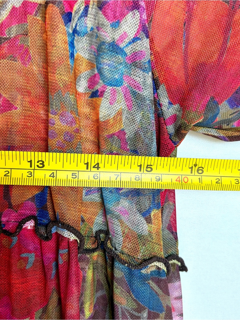 Natural Life Maxi Dress Sz M Berkley Mesh Tiered Cottagecore Peasant Boho - Picture 10 of 16